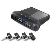 Solar Tire Pressure Monitoring System with alarm monitor colorful LCD display PZ802-I