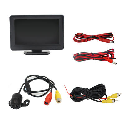 Car Video Rear View Reverse System With 4.3 Inch Display Monitor PZ601-C