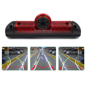 DC 12V Universal Car Dynamic Trajectory Moving Guide Parking Line Rear View HD Waterproof Vehicle Parking Assistance Camera PZ460