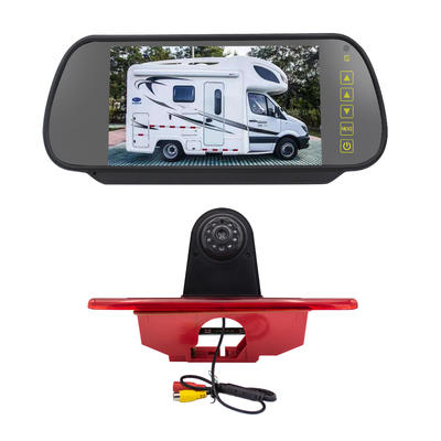 7 Inch Lcd Mirror Monitor With Reverse Backup Brake Light Camera Kit For Citroen Jumpy/Peugeot Expert 2007 - 2016 PZ454+PZ707