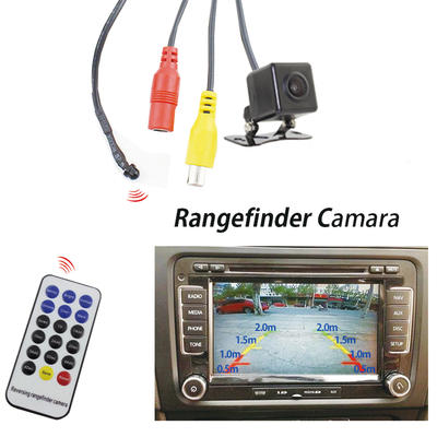 Reversing range finder guide line 12v 170 degree waterproof car rear view parking assist camera PZ407-AD