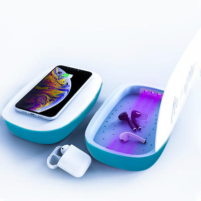 Multifunctional Wireless Charging UV Light Sterilizer Box With Charger Mobile Phone Sanitizer And Cellphone Sterilizer PZ212