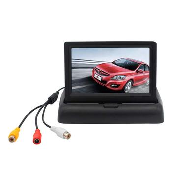 4.3 Inch Flip Folding Display Car LCD Display Car Monitor PZ704