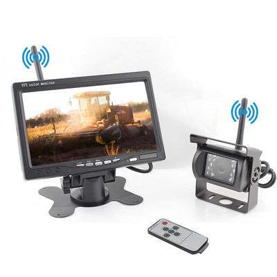 Wireless 7 inch LCD Display Reverse Camera Wireless Rear View Reversing system for Heavy Duty Vehicle PZ607-W1-A