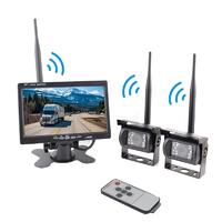 7-inch wireless high-power front and rear dual-reverse system wireless 1080P digital signal rear view system PZ607-W1-2D
