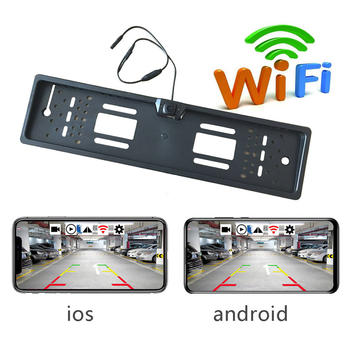 Wholesale Europe Car Licence Plate Parking Sensors Car Auto Vehicle EU Rear Wifi Camera PZ421-A